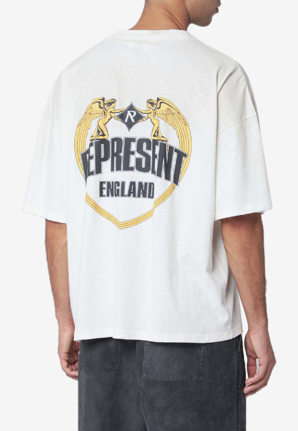 Represent Angel Border Print T-shirt White MLM100171CO/R_REPRE-30