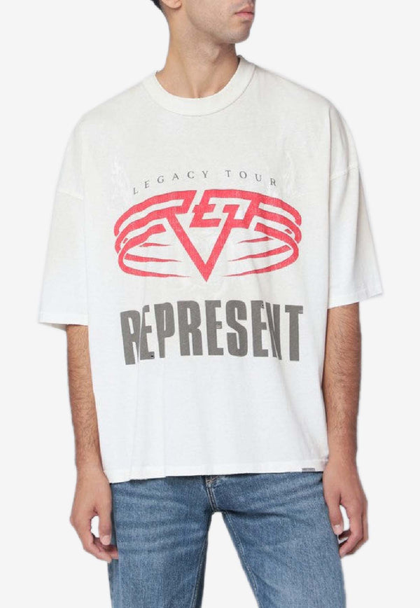 Represent Living Legacy Oversized T-shirt White MLM100176CO/R_REPRE-30