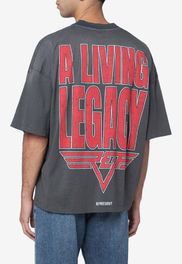 Represent Living Legacy Faded T-shirt Gray MLM100176CO/R_REPRE-46