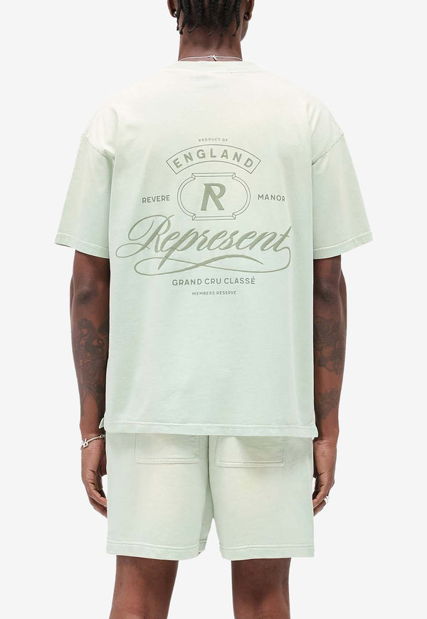 Represent Grand Vintage Crewneck T-shirt Sage MLM100280-37_SAGE