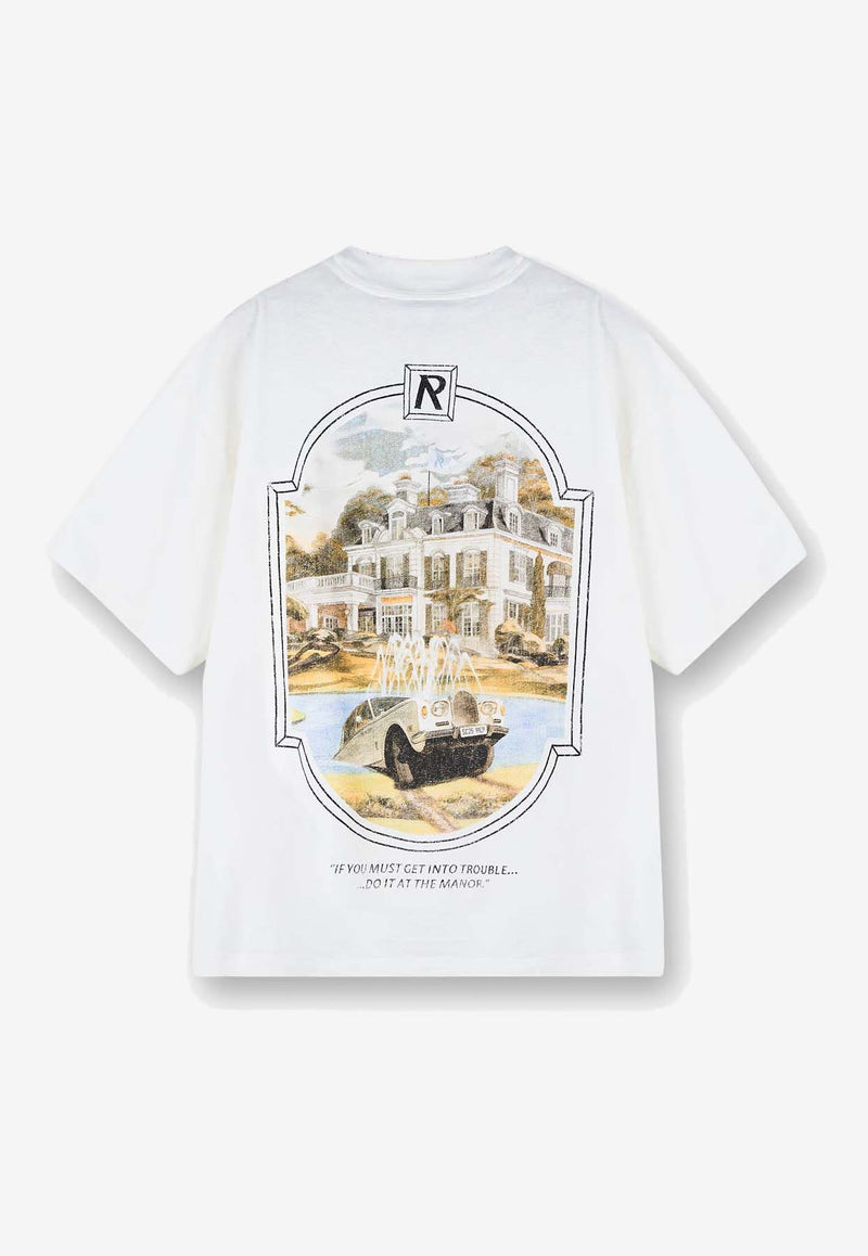 Represent Revere Manor Printed T-shirt Off-white MLM100286-27_WHITE