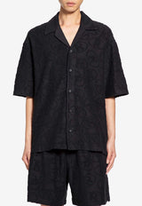 Represent Monogram Jacquard Terry Cloth Shirt Black MLM100290-01_BLACK