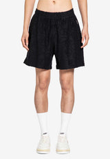 Represent Monogram Jacquard Terry Cloth Shorts Black MLM100291-01_BLACK