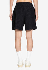 Represent Monogram Jacquard Terry Cloth Shorts Black MLM100291-01_BLACK