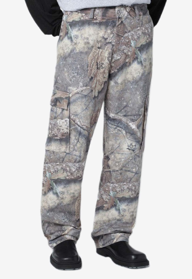 Represent Realtree Camouflage Cargo Pants Green MLM100331CO/S_REPRE-55