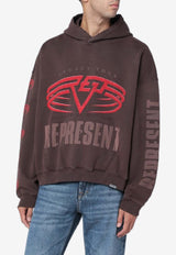 Represent Living Legacy Faded Hooded Sweatshirt Brown MLM100366CO/R_REPRE-17