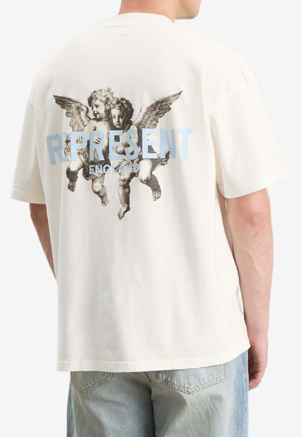 Represent Legacy Cherubs Printed T-shirt White MLM100369-72_WHITE