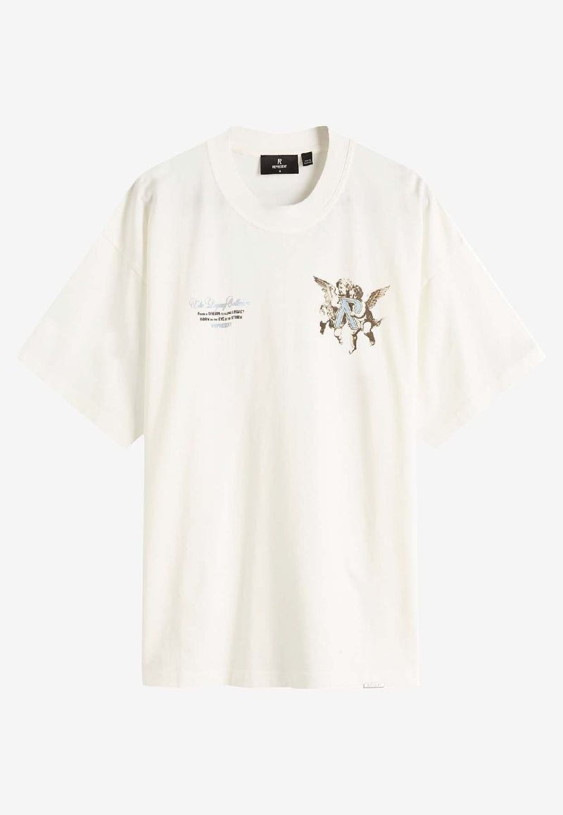 Represent Legacy Cherubs Printed T-shirt White MLM100369-72_WHITE