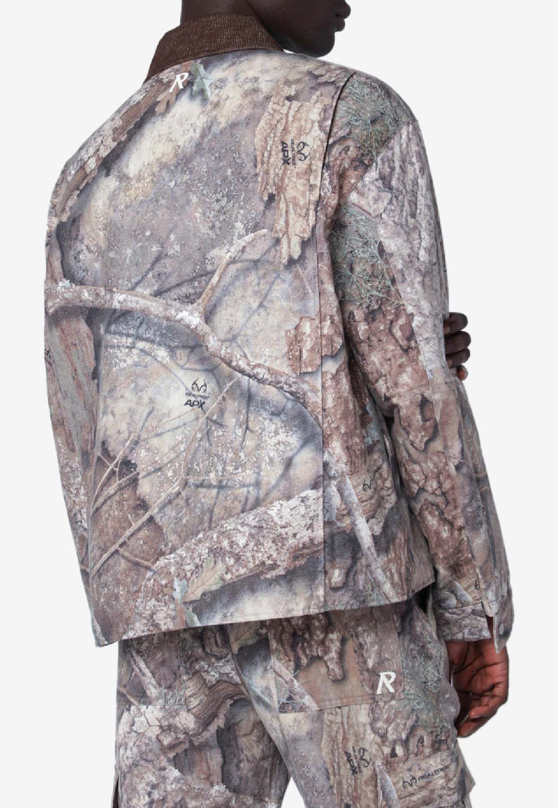 Represent Realtree Camouflage Zip-Up Jacket  Green MLM100720CO/S_REPRE-55