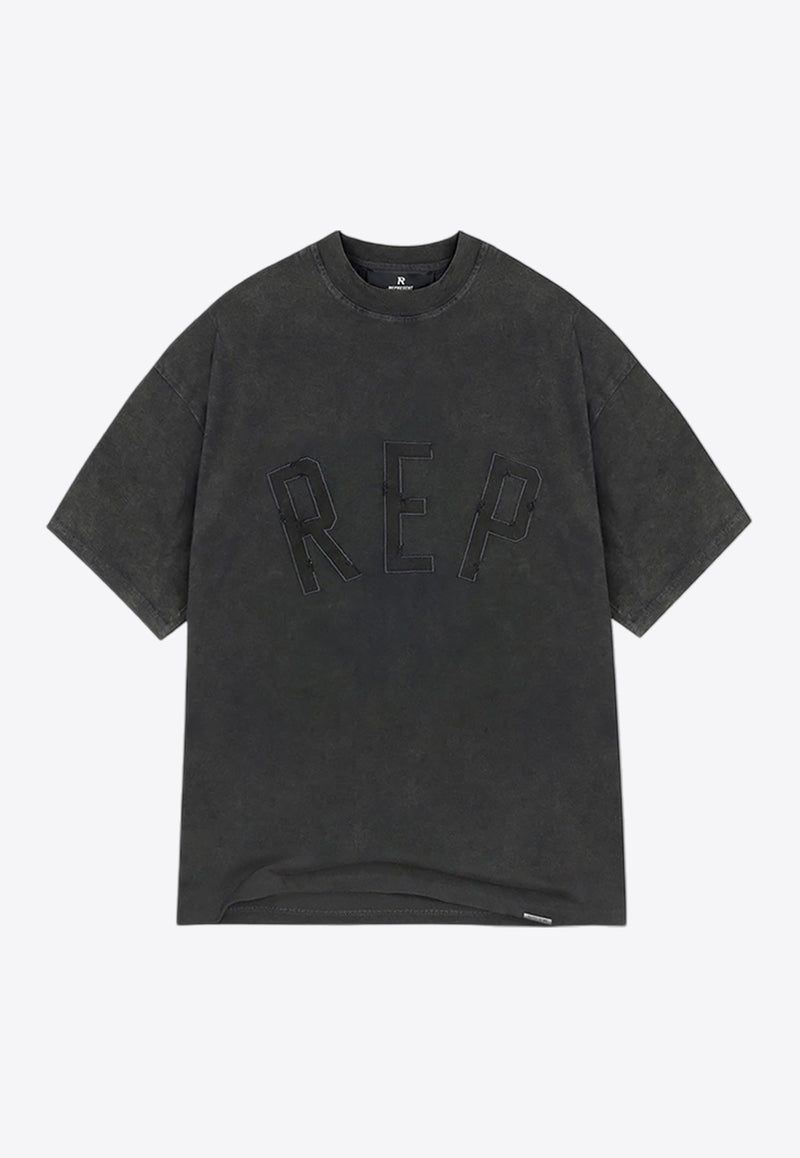 Represent REP Appliqué Vintage T-shirt Black MLM4252-003BLACK