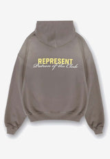 Represent Patron of The Club Faded Hooded Sweatshirt Olive MLM4270-16_OLIVE