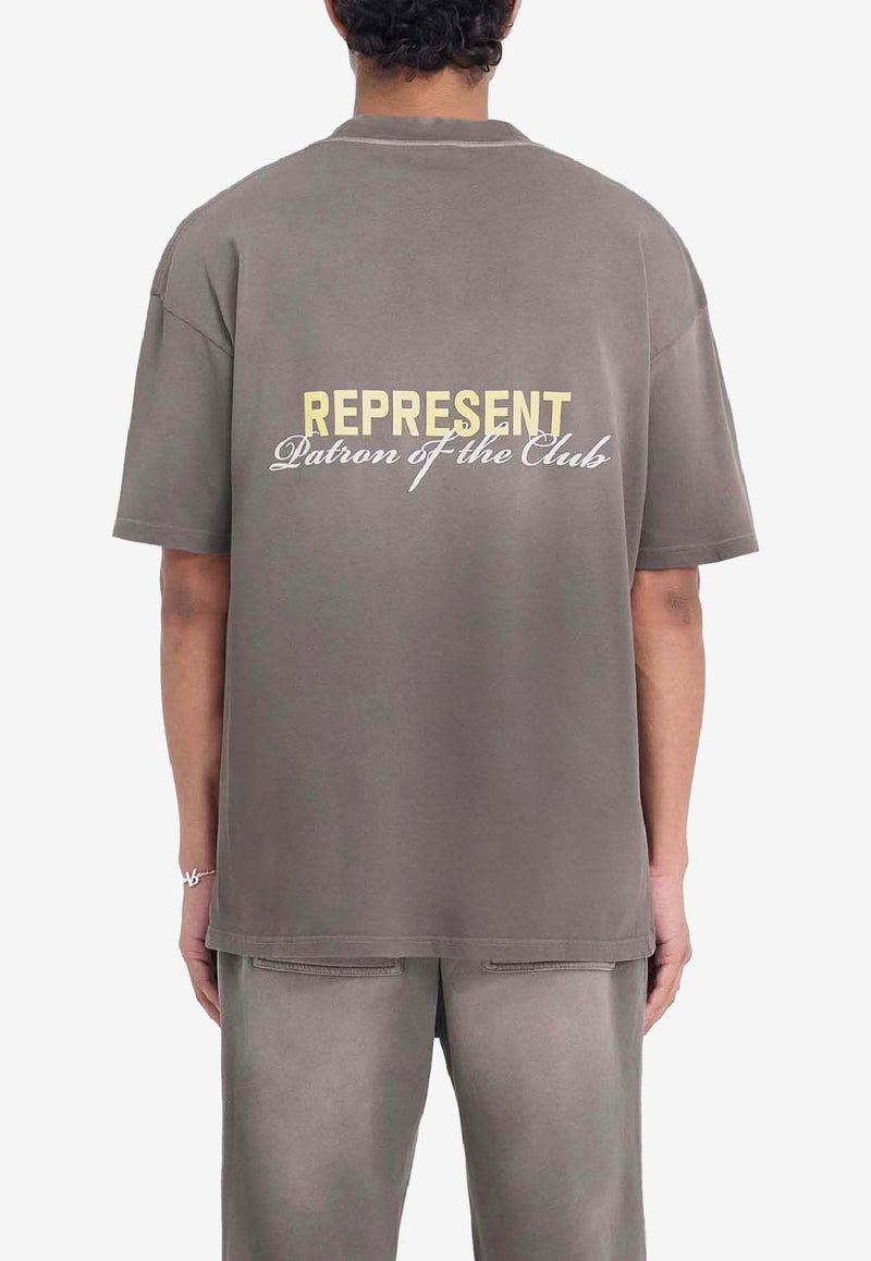 Represent Patron of The Club Faded T-shirt Olive MLM4274-16_OLIVE
