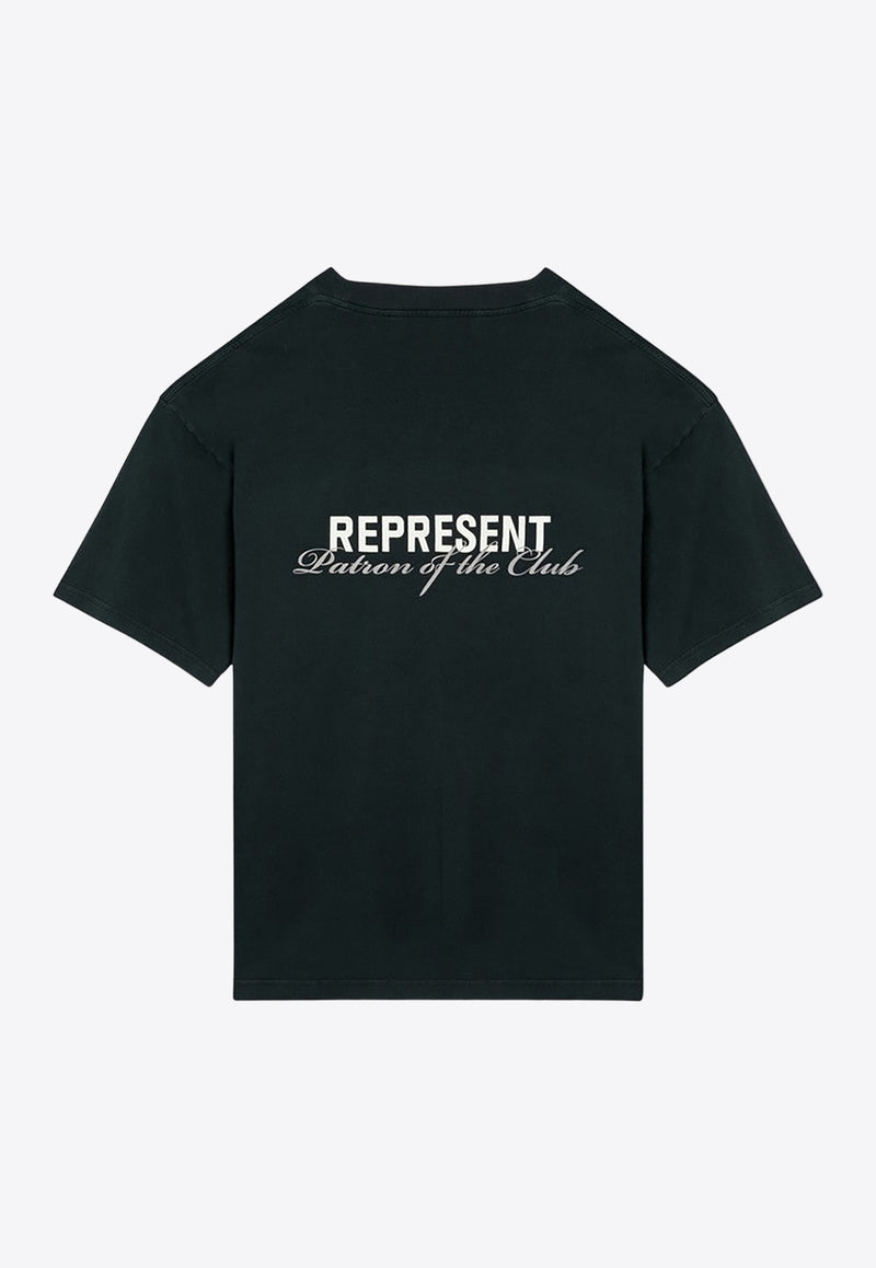 Represent Logo-Printed Crewneck T-shirt MLM4274CO/P_REPRE-386