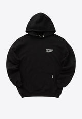 Represent Monochrome Icons Print Hooded Sweatshirt Black MLM4712BLACK