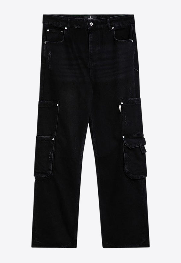 Represent Workshop Worn-Out Cargo Pants Black MLM6082CO/P_REPRE-001