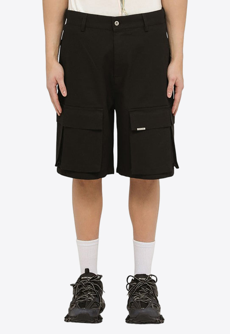 Represent Cargo Bermuda Shorts Black MLM715CO/O_REPRE-01