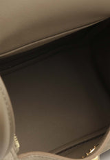 Mini Lindy 20 in Gris Caillou Grizzly and Etoupe Swift with Gold Hardware