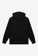 Brunello Cucinelli Logo Print Zip-Up Sweatshirt Black MM8319047GCO/P_CUCIN-CSQ44