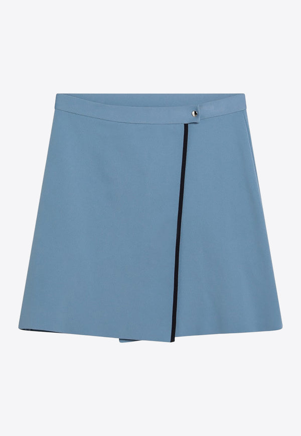 Miu Miu A-line Mini Wrap Skirt Light Blue MMG539OOO16WY/Q_MIU-F077H