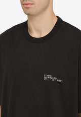 Studio Nicholson Logo-Printed Crewneck T-shirt MODULE1167/O_STUNI-DN
