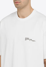 Studio Nicholson Logo-Printed Crewneck T-shirt MODULE1167/O_STUNI-WHT
