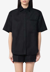 Short-Sleeved Buttoned Shirt