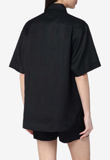 Short-Sleeved Buttoned Shirt
