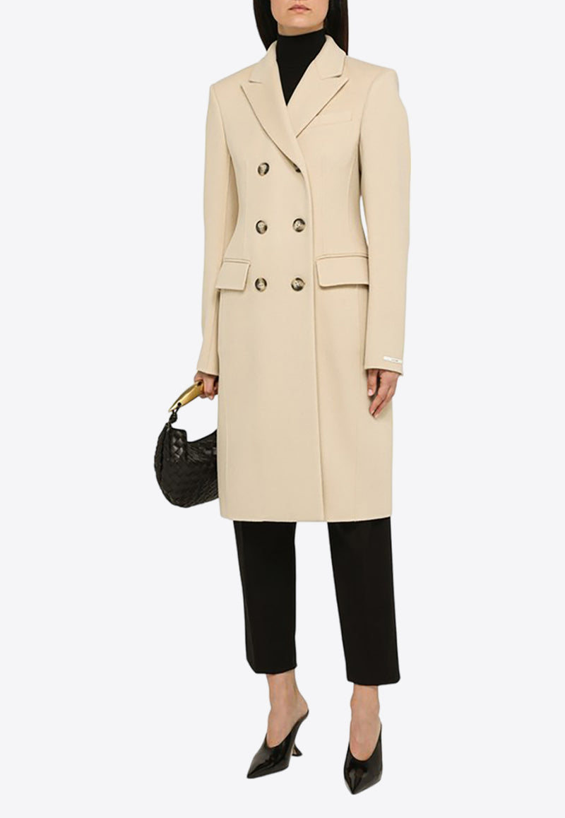 Sportmax Double-Breasted Wool Coat MORGANAWO/N_SPORM-092