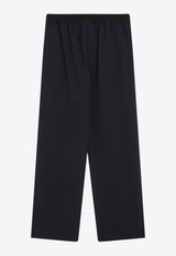 Miu Miu Elastic-Waist Wool Pants Midnight Blue MP1927OOO1XMY/R_MIU-F0008