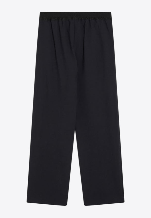 Miu Miu Elastic-Waist Wool Pants Midnight Blue MP1927OOO1XMY/R_MIU-F0008