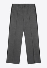 Miu Miu Straight-Leg Knitted Pants Gray MP1935OOO18FQ/R_MIU-F0308