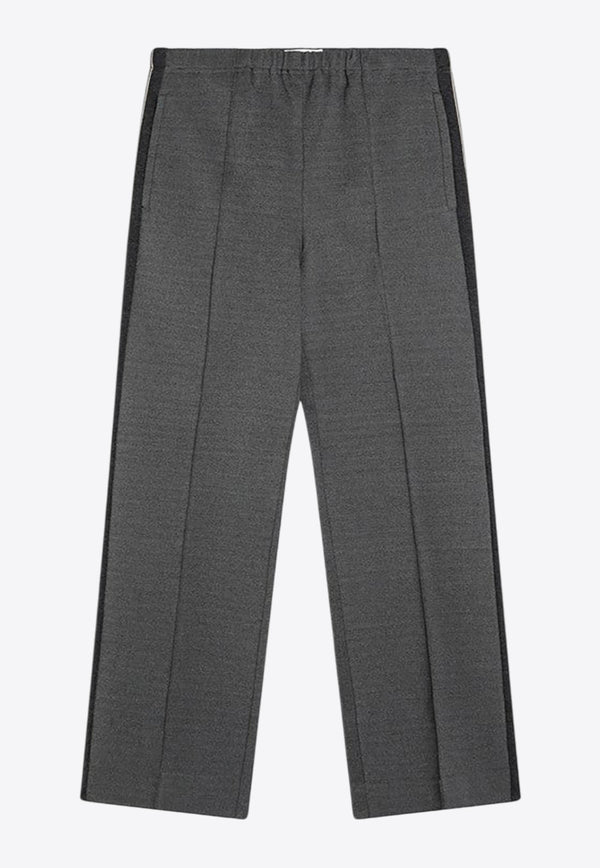 Miu Miu Straight-Leg Knitted Pants Gray MP1935OOO18FQ/R_MIU-F0308