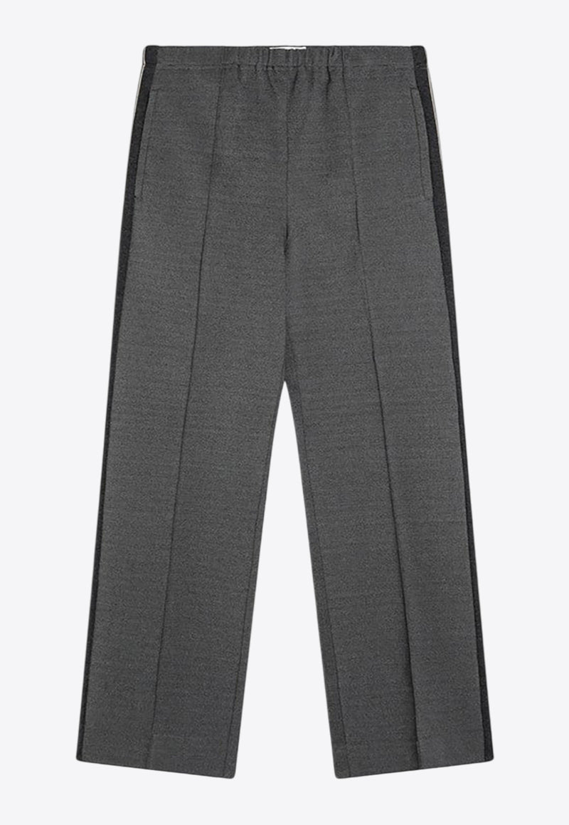 Miu Miu Straight-Leg Knitted Pants Gray MP1935OOO18FQ/R_MIU-F0308