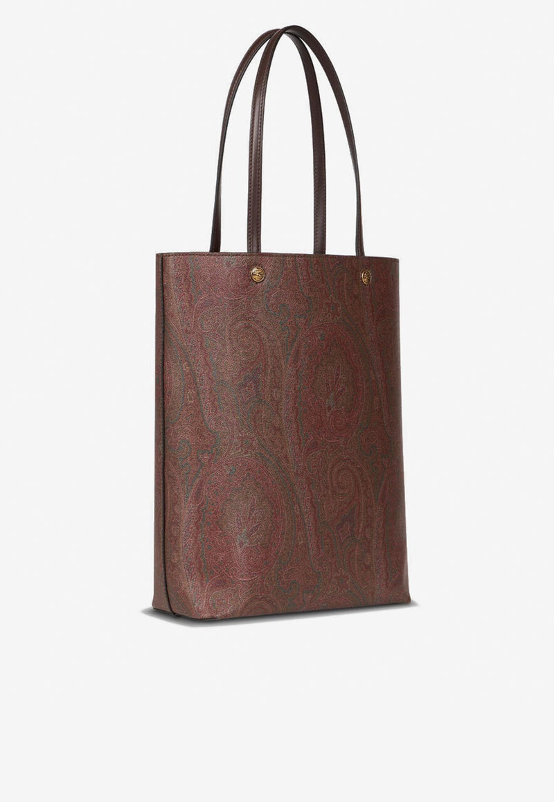 Etro Medium Paisley Tote Bag MP1D0012-AA012 M0019 Brown
