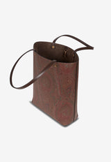 Etro Medium Paisley Tote Bag MP1D0012-AA012 M0019 Brown