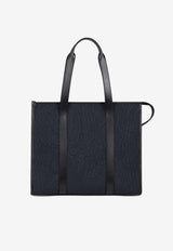 Etro Boston Jacquard Top Handle Bag Navy MP1D0015-AQ424 B0339