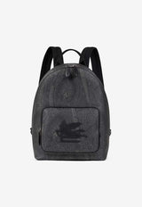 Etro Essential Paisley Backpack Black MP1F0007-AA012 N0000