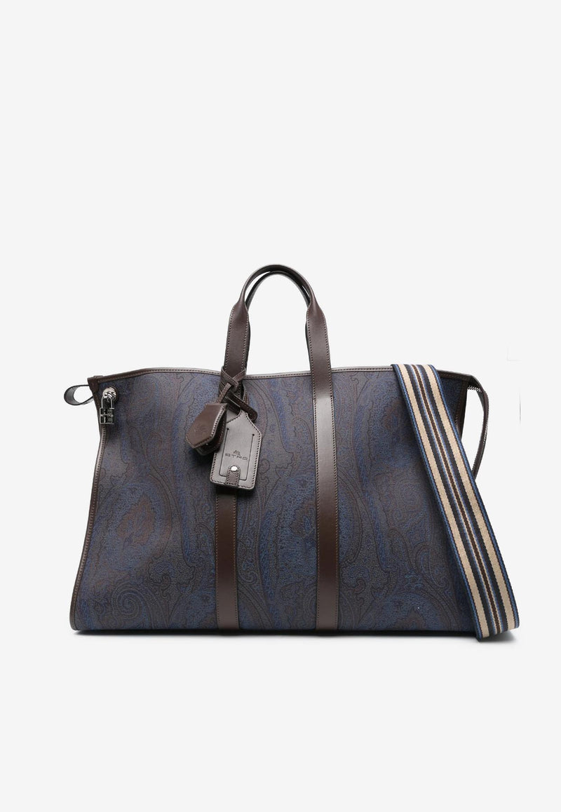 Etro Paisley Duffel Bag MP1L0001-AA061 S9883 Navy