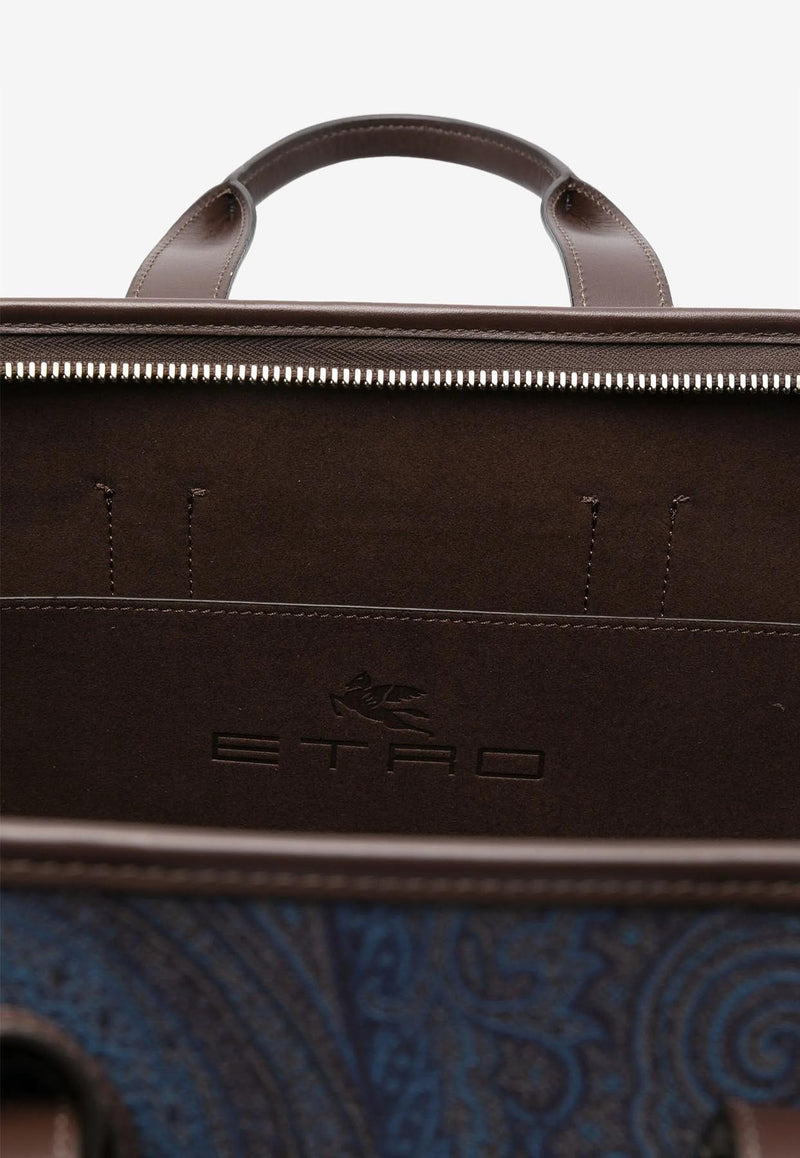 Etro Paisley Duffel Bag MP1L0001-AA061 S9883 Navy