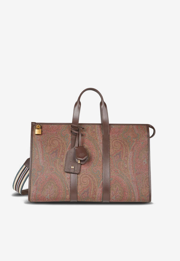 Etro Arnica Paisley Jacquard Travel Bag Brown MP1L0002-AA012 M0019