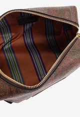 Etro Small Arnica Paisley Jacquard Toiletry Bag Brown MP2C0009-AA012 M0019