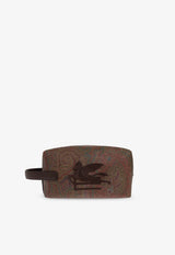 Etro Small Arnica Paisley Jacquard Clutch Bag Brown MP2C0009-AA086 M0019