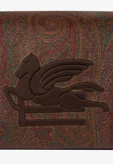 Etro Medium Arnica Paisley Jacquard Clutch Bag Brown MP2C0010-AA086 M0019