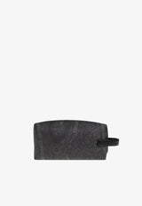 Etro Medium Arnica Paisley Jacquard Clutch Bag Black MP2C0010-AA086 N0000