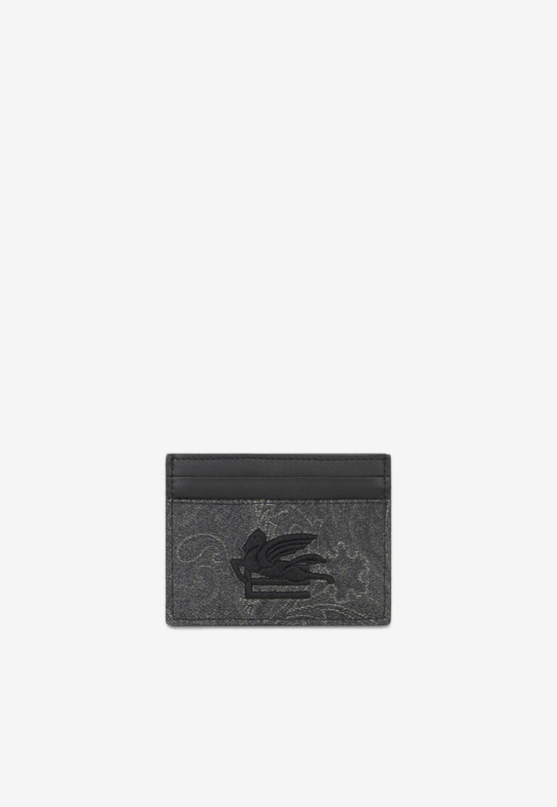 Etro Paisley Logo Cardholder MP2E0001-AA012 N0000 Black