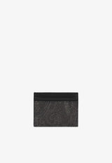 Etro Arnica Paisley Jacquard Cardholder Black MP2E0001-AA086 N0000