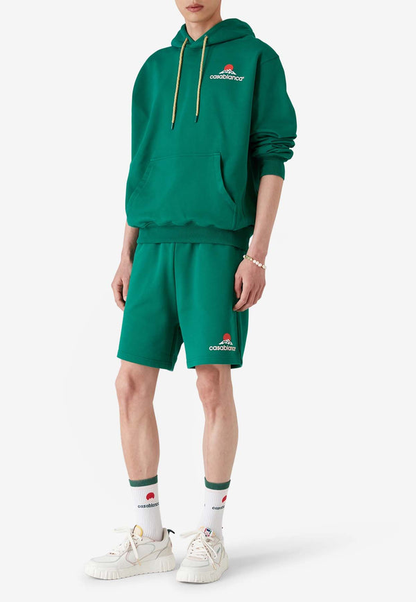 Casablanca Montagne Hooded Sweatshirt Green MPF25JTP29203_GREEN