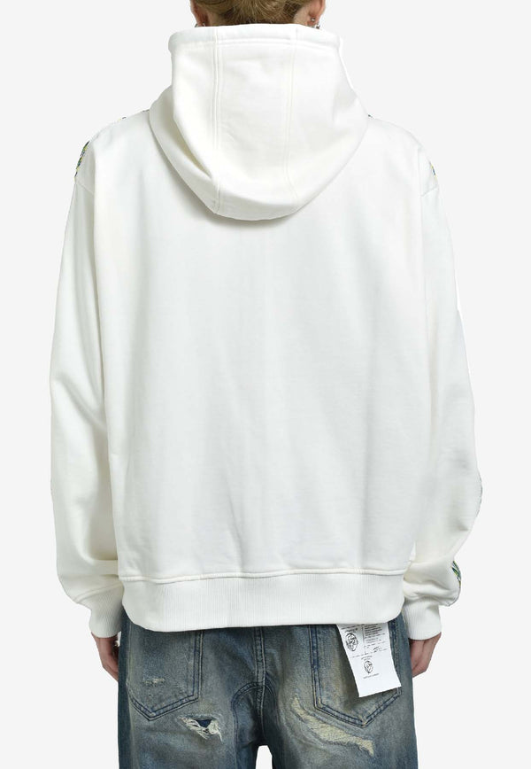 Casablanca Montagne Zip-Up Hooded Sweatshirt Off-white MPF25JTP39201_OFF-WHITE