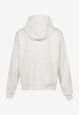 Casablanca Montagne Zip-Up Hooded Sweatshirt Off-white MPF25JTP39201_OFF-WHITE