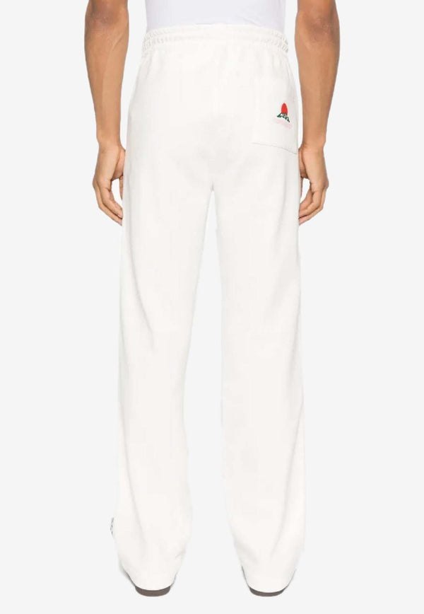 Casablanca Laurel Jacquard Tape Track Pants White MPF25JTR27801_OFF-WHITE